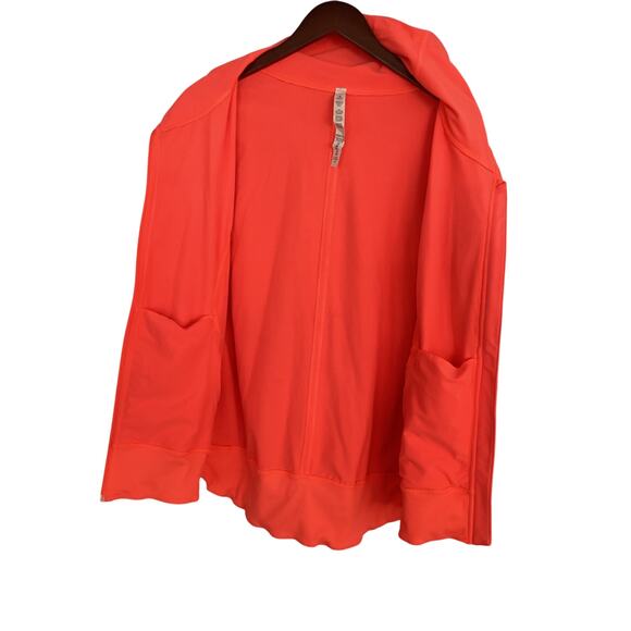 Lululemon Pump It Up Jacket Rocket Orange - Women's Size 8 - Picture 4 of 9